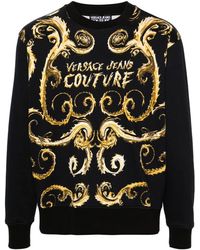 Versace Jeans Couture - Couture Chain Cotton Sweatshirt - Lyst