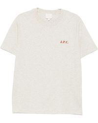 A.P.C. - A. P.C. Logo-Print T-Shirt - Lyst