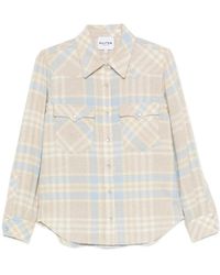 Kujten - Lumber Check-Pattern Button-Up Shirt - Lyst