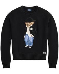 Ralph Lauren - Polo Bear Intarsia-Knit Sweater - Lyst