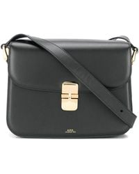 A.P.C. - A. P.C. Grace Leather Cross Body Bag - Lyst