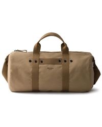 Prada - Canvas Duffel Bag - Lyst