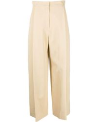 RECTO. - Wide-Leg Pleated Trousers - Lyst