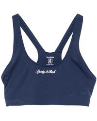Sporty & Rich - Signature Logo Sports Bra - Lyst