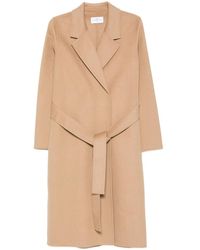 The Dynamis Studio - Belted Long-Sleeved Coat - Lyst