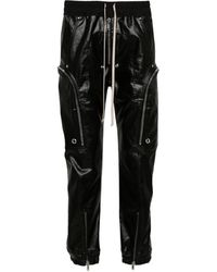 Rick Owens - Bauhaus Coated Cargo Trousers - Lyst