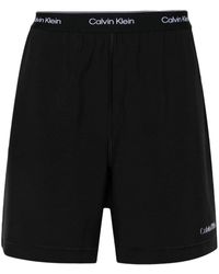 Calvin Klein - Rubberised-Logo Shorts - Lyst