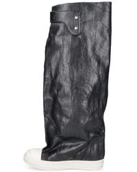 Rick Owens - Tower Elephant Coated Canvas Boots - Lyst