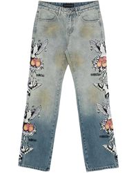 Who Decides War - Dove Embroidered-Detail Jeans - Lyst