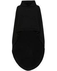 Balenciaga - Oversized Asymmetric Hooded Cape - Lyst