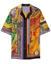 Versace - Short Sleeve Shirts - Lyst