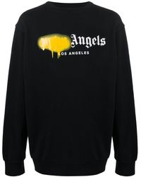 Palm Angels Los Angeles Sprayed Sweatshirt - Black