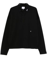 Rhude - Logo-Embroidered Long-Sleeve Polo Shirt - Lyst