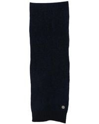 Stone Island - Logo-Patch Ribbed-Knit Scarf - Lyst