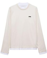 Prada - Neutrals T-Shirts & Vests - Lyst