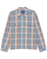 AWAKE NY - Rivington Checked Zip Shirt - Lyst