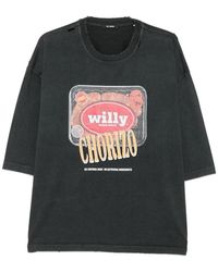 Willy Chavarria - Especial Chorizo Buffalo Graphic-Print Distressed T-Shirt - Lyst
