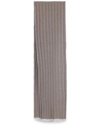Brunello Cucinelli - Ribbed-Knit Cashmere Scarf - Lyst
