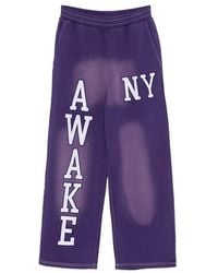 Awake Couture - Letter-Embroidered Trousers - Lyst