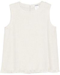 Max Mara - Neutrals Tops - Lyst