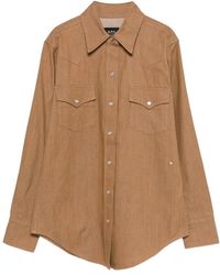 A.P.C. - A. P.C. Chest-Pocket Buttoned Shirt - Lyst