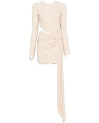 Amazuìn - Cut-Out Draped Dress - Lyst