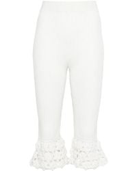 Ganni - Cropped Trousers - Lyst