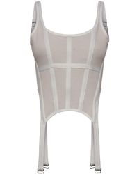 Dion Lee - Corset-style Organic-cotton Tank Top - Lyst