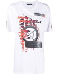 David Koma - Hot Wheels Graphic T-shirt - Lyst