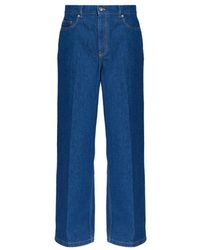 Maison Kitsuné - Wide Jeans - Lyst
