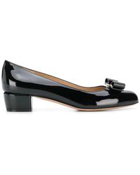 Ferragamo - Vara Bow Patent Pumps - Lyst