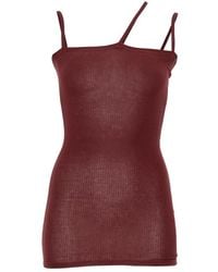 Baserange - Ribbed Asymmetric Tank Top - Lyst