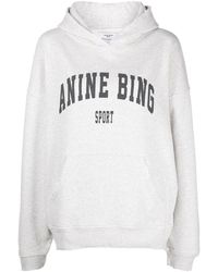 Anine Bing - Harvey Logo-Print Sweatshirt - Lyst