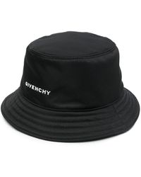 Givenchy - Embroidered-logo Bucket Hat - Lyst