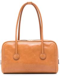 Marge Sherwood - Logo-Debossed Leather Tote Bag - Lyst