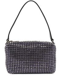 Alexander Wang Heiress Crystal-embellished Pouch Bag in Blue | Lyst