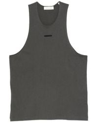 Fear Of God - Essentials Logo-Patch Tank Top - Lyst