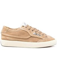 Autry - Windscape Shearling-Lined Suede Sneakers - Lyst