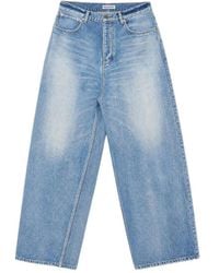 Balenciaga - Baggy-Fit Distressed Jeans - Lyst