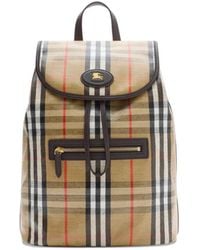 Burberry - Neutrals Backpacks - Lyst