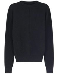 Rick Owens - Ribbed-Knit Crew-Neck Sweater - Lyst
