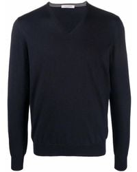 Fileria - Wool V-Neck Jumper - Lyst