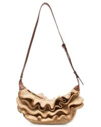 Zimmermann - Ruffled Woven Shoulder Bag - Lyst