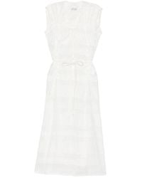 Low Classic - Tie-Waist Midi Dress - Lyst
