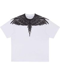 Marcelo Burlon - Icon Wings-Print Cotton T-Shirt - Lyst