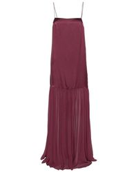 Anine Bing - Clementine Pleated-Skirt Maxi Dress - Lyst