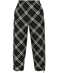 Burberry - Vintage Check-Print Loose-Cut Trousers - Lyst