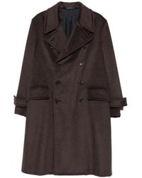 Caruso - Corsaro Double-Breasted Buttoned Coat - Lyst