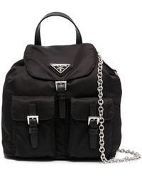 prada nylon backpack mini