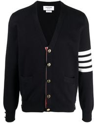 Thom Browne - Rwb Cotton Cardigan - Lyst